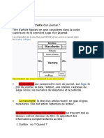 C'est Quoi La Manchette D'un Journal ? Titre D'article Figurant en Gros Caractères Dans La Partie Supérieure de La Première Page D'un Journal