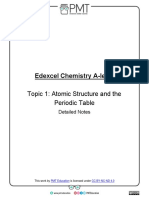 Detailed Notes Topic 1 Atomic Structure and the Periodic Table Edexcel Chemistry a Level (2)