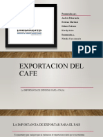 Exportacion Del Cafe