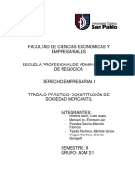 Trabajo Práctico Constitución de Sociedad Mercantil - Grupo 1