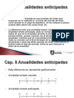 Presentación Cálculo Financiero Anualidades Anticipadas