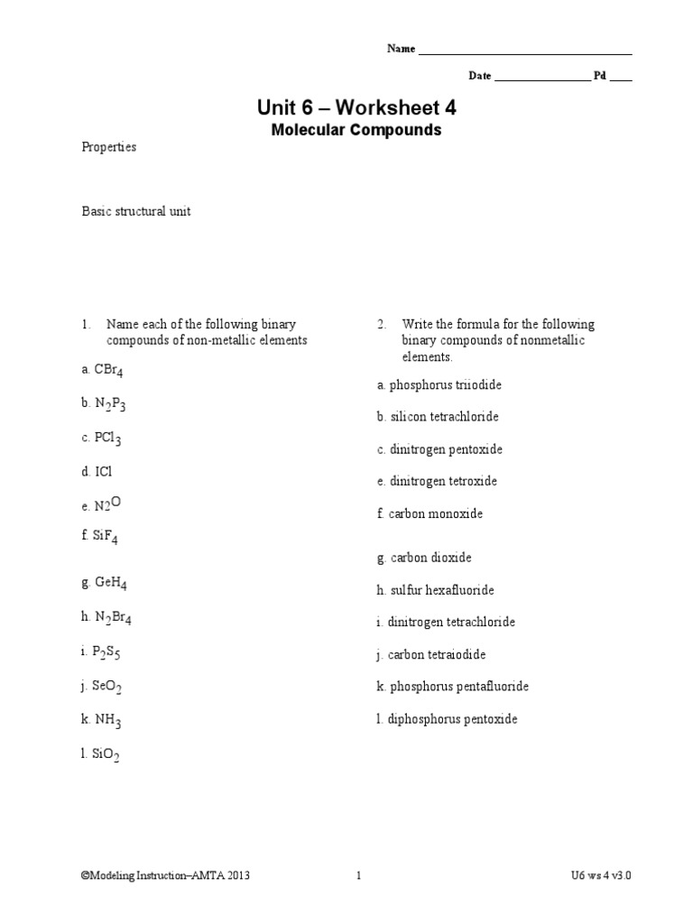 Unit 6 Worksheet 4 PDF