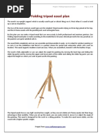 Folding Tripod Easel Plan