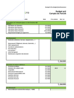 Budget Prévisionnel 2022 Compte de Fonctionnement (FCT - AEP)