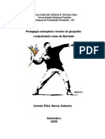 Pedagogia anarquista e ensino de geografia,  Sobreira