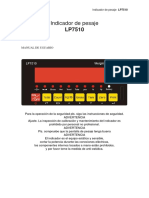 Indicador MOD LP7510 de Pesaje en Español OK OK