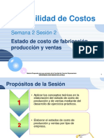 Semana 2 Sesión 2 ESTADO DE COSTO DE PRODUCCIÓN