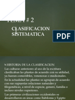 TEMA 2 Clasificacion Sistematica