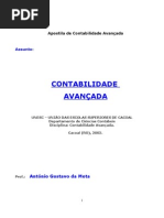 Contabilidade Avancada - UNESC
