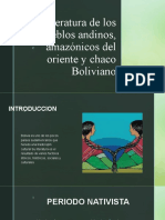 Literatura de Los Pueblos Andinos, Amazónicos Del