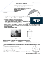 Exercícios de Exame - Circunferência