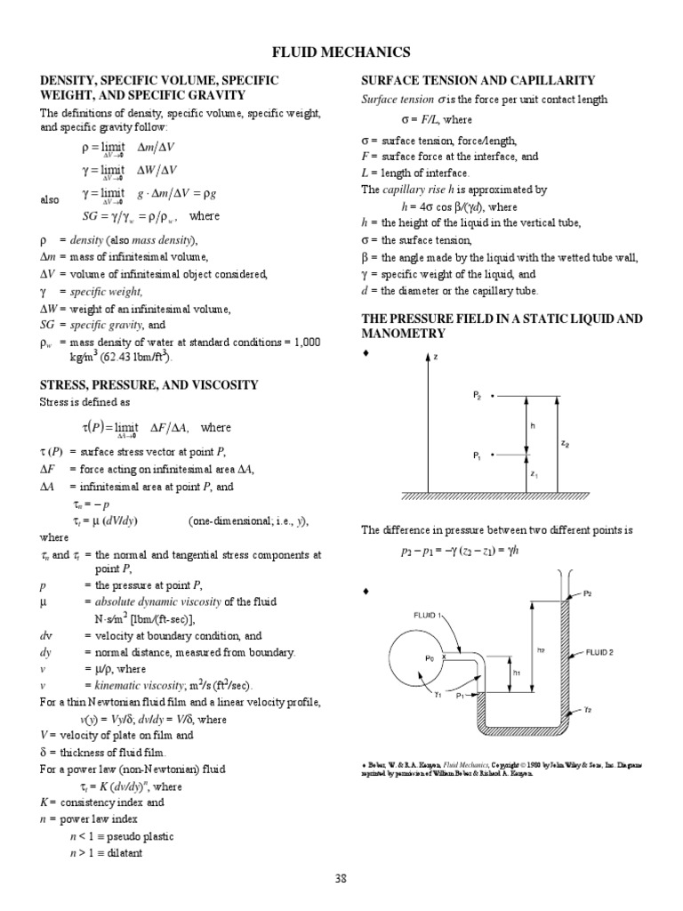 Fluid Mechanics | PDF | Buoyancy | Reynolds Number