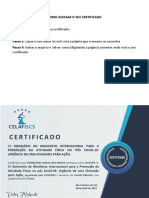 Como acessar certificado