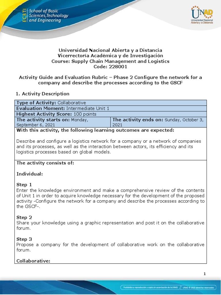 Activity Guide and Evaluation Rubric - Unit 1 - Phase 2 - Configure The ...