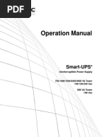 Operation Manual: Smart-UPS