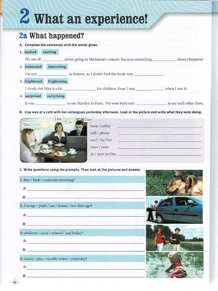 Pre-Intermediate Unit 2 Workbook | PDF