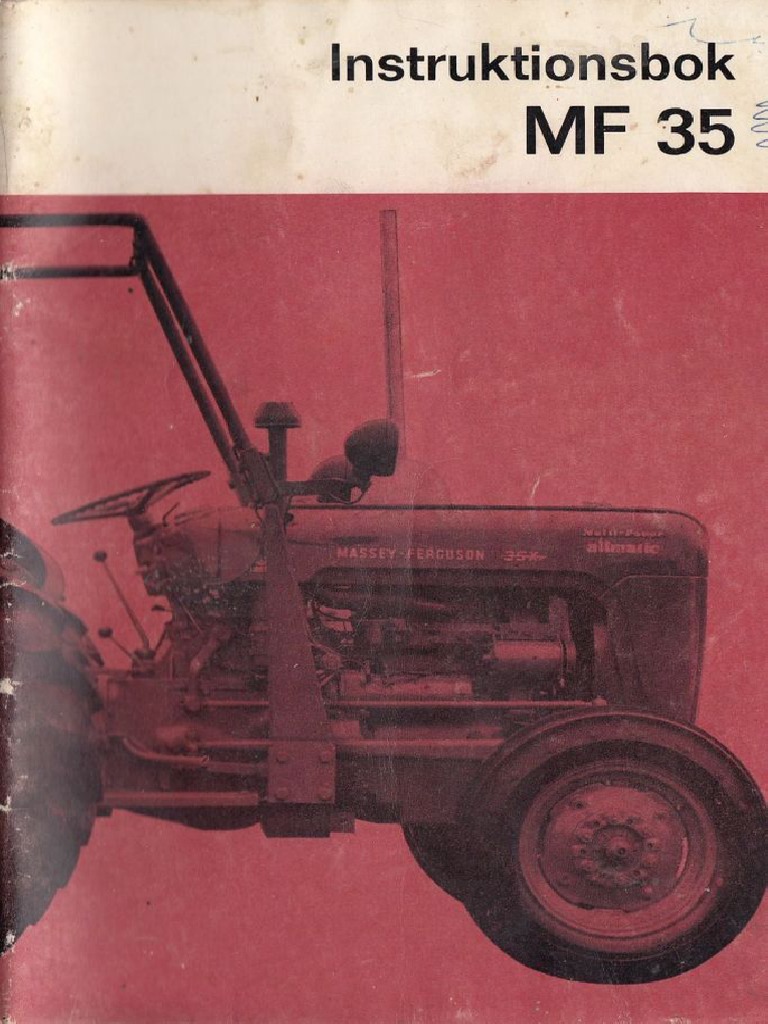 Massey Ferguson 35 Manual 1973 | PDF