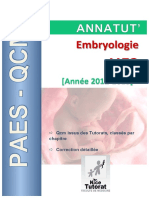 Annatut' UE2-Embryologie 2012-2013