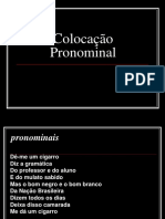 Colocação Pronominal