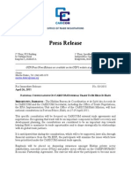 OTN - Press Release 1103 - Haitian National Consultations April 27-29 2011