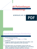 Sejarah Dan Ruang Lingkup Bioteknologi