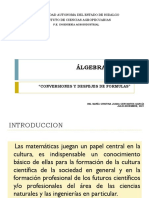 Conversiones y Depejes de Formula