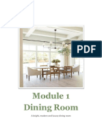 Dining Room: Assignment 1 Yasmin Patel