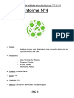 TP #10. Informe N°4. Lab de Analisis Microbiologicos.