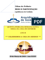29 Mar 2018 Quinta Feira Da Semana Santa Cifras Do Livreto 04809516.PDF