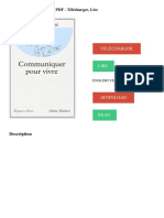 Communiquer Pour Vivre PDF - Télécharger, Lire Télécharger Lire English Version Download Read. Description