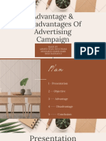 Advantage and Disadvantages of Advertising Campaign