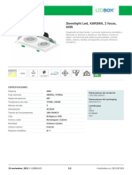 Downlight Led, KARDAN, 2 Focos, 60W