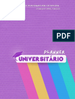 Planner Universitário @med_rabiscos
