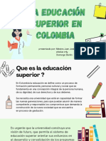 La Educacion Superior en Colombia