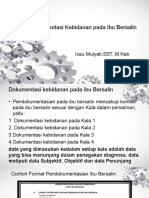 Dokumentasi Kebidanan Pada Ibu Bersalin: Iceu Mulyati - SST.,M.Keb