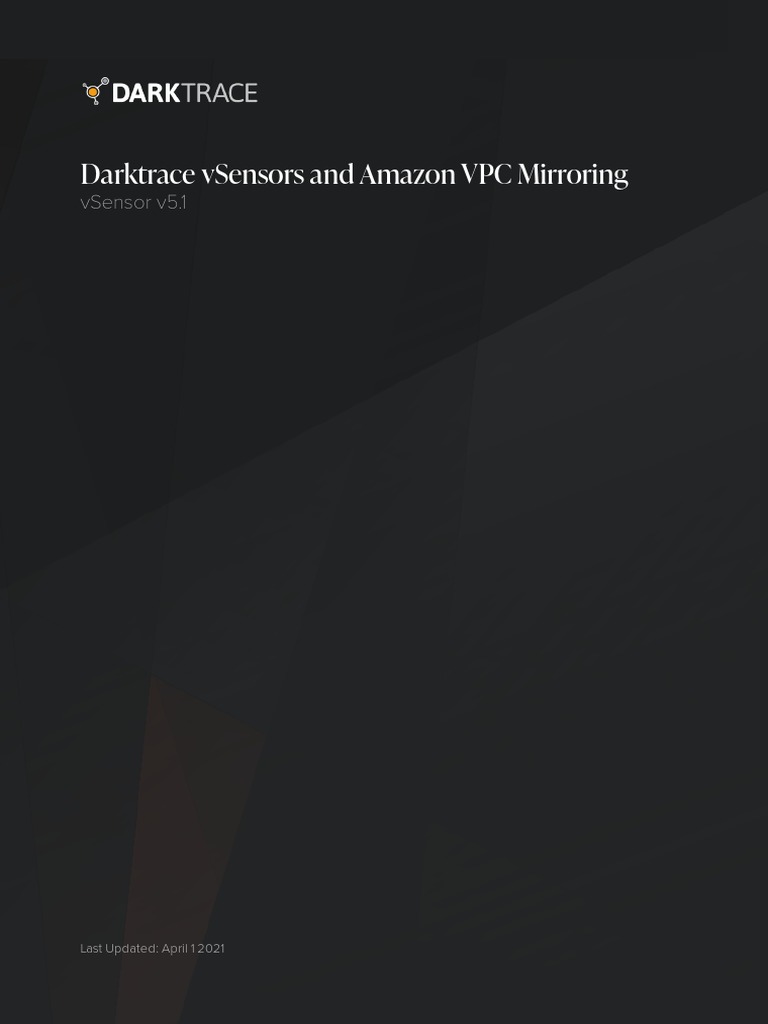 Integrating Darktrace vSensors with AWS VPC | PDF | Amazon Web Services ...