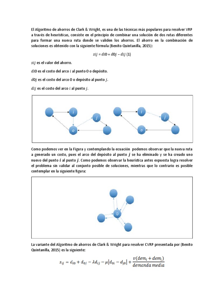 Algoritmo de Ahorros de Clark PDF