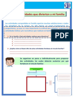 Actividades familiares que fortalecen los vínculos