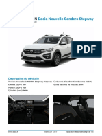 Configuration: Dacia Nouvelle Sandero Stepway