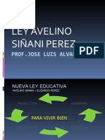 Ley Siñani - Perez-Malla Curricular