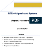 EEE240 Signals and Systems: Chapter 3 - Fourier Series