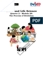 Earth and Life Science: Quarter 2 - Module 29: The Process of Evolution