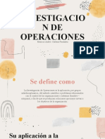 Investigacion de Operaciones