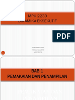 BAB 1.1 (Penampilan Dan Kebersihan Diri)