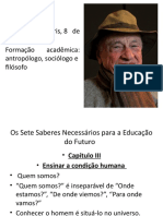 Os Sete Saberes Necessários para A Educação Do