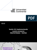 Semana 10 - 11 IMPLEMENTANDO PROTOTIPO - FEEDBACK