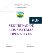 Sistemas de Seguridad de S.O