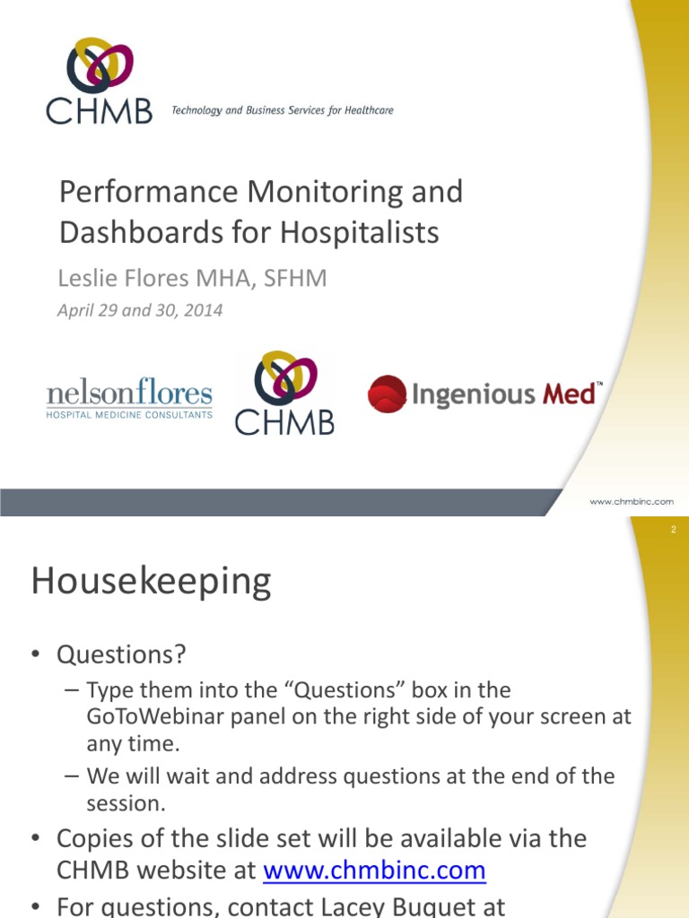 Hospitalist Performance Dashboards Guide | PDF | Patient | Performance ...