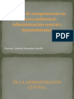 Reparto competencias ambientales entre administración central y local