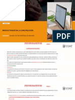 ProductividadConstrucción Semana 7 PlanifRecursos UltimoPlanif 130921 PDF